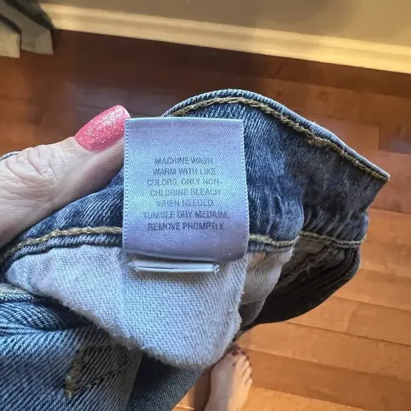 Old Navy OND Jeans Curvy 16 Short Bootcut Just Below Waist Blue Denim Stretch - Picture 5 of 12